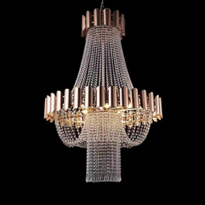 Lámparas colgantes decoratuvas boda lujoso candelabro cristal colgante luz para decoración interior - Product Image 1