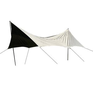Sombrilla <span class=keywords><strong>de</strong></span> playa <span class=keywords><strong>de</strong></span> <span class=keywords><strong>rafia</strong></span> al aire libre con tienda elástica Rain Fly para fiestas en la playa y camping - Product Image 5
