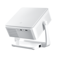 Projecteur intelligent portable Hamolb HA6 avec mise au point automatique, panoramique/inclinaison, Android 9, BT, WiFi, 4K, LED, home cinéma intelligent