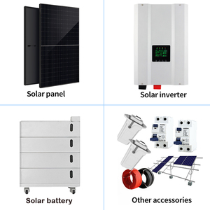 Kits Solares Híbridos de 3Kw, 5Kw, 10000W, Sistemas Solares de 3-6Kw, Kit Completo de Sistemas Solares para el Hogar - Product Image 2