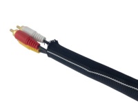 Câble électrique en polyester monofilament tissé auto-enroulable HongDun FJM, durable, anti-moisissure, résistant à l'humidité, à ouverture unilatérale, conforme ROHS