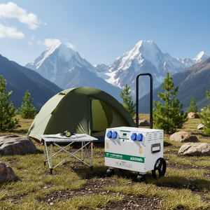 야외 사무실용 파워스테이션 3kW 저소음 휴대용 발전소 (원격 작업 및 장비용) - Product Image 1