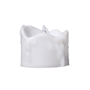 Vela de candelita electrónica <span class=keywords><strong>LED</strong></span> con control remoto, temporizador en forma de lágrima intermitente blanco cálido para fiesta de Halloween, ambiente de plástico - Product Image 5