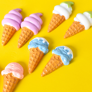 Miniaturas de helado de resina, accesorios para manualidades, para hacer joyas, horquillas, broches, manualidades DIY, fundas para móviles, imanes para nevera - Product Image 6