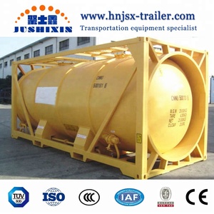 Almacenamiento de presión criogénica de silos de acero inoxidable de 20 pies ISO Lair / Lin / Lox / N2O / metano / etileno Conte - Product Image 3