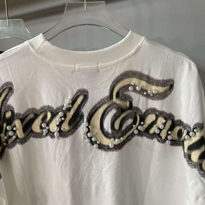 Camiseta de Hombre de Algodón con Estampado de Diamantes Premium, Diseño de Diseñador, Talla Grande. - Product Image 2