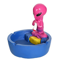 Alien Puff Design Cendrier en résine Cendrier créatif pour fumeurs Accessoires pour fumeurs Vente en gros