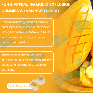 OEM/ODM/OBM 100% reine Bio-Kinder Multi vitamin DHA Omega 3 Fischöl Ergänzungen Omega 3 6 9 DHA Gummies für Kinder 60 Gummies - Product Image 5