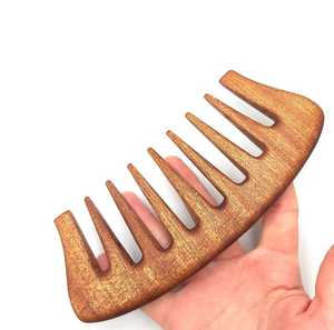 Premium Handmade <b>Wooden</b> <b>Comb</b> Gentle On Hair And Scalp Durable Stylish Hair Grooming Tool - Product Image 5