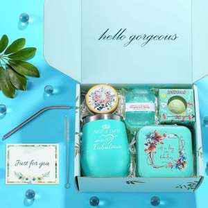 New Design Luxury Gift Box Set Jewelry for Women Customized Birthday Gifts for Her Blue Elegantly Relaxing Spa Gifts Wholesale - Product Image 2