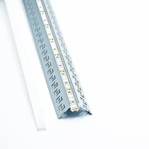 90 độ bên ngoài góc thạch cao-in LED dải nhôm tuyến tính chiếu sáng trang trí Strips