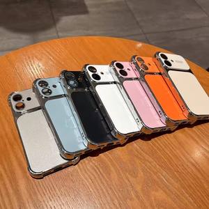 Funda Protectora de TPU de Color Sólido de Lujo para iPhone 17 Air 16 15 Plus 14 12 13 <span class=keywords><strong>Pro</strong></span> Max Plus, con Recubrimiento Brillante y Protección Contra Impactos - Product Image 6