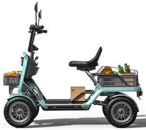 Scooter de movilidad eléctrica de 4 ruedas para ancianos, carrito de golf al aire libre para uso recreativo, bicicleta eléctrica de 4 ruedas - Product Image 2