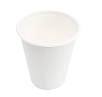 Gobelets à glace jetables anti-fuite en canne à sucre, 5 oz et 7 oz, en bagasse, prix d'usine, en vente