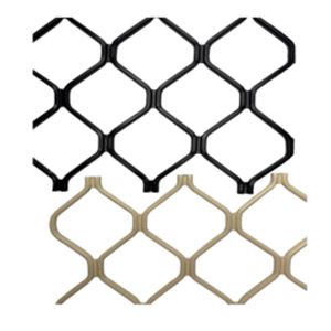 Rejilla Ornamental de Aluminio Expandido con Recubrimiento en Polvo, para Seguridad en Ventanas, con Orificios en Forma de Diamante - Product Image 1