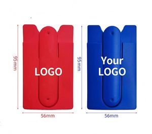 Support de téléphone portable en silicone personnalisé en forme de U, pliable, autocollant, pour cartes – Promotion Cadeau - Product Image 1