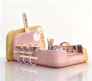 Quiosco Personalizado de Helados para Centro Comercial |   Mostrador Modular para Helados con Iluminación LED y Diseño de Puesto de Venta, Solución Integral para Equipamiento de Tiendas - Product Image 4