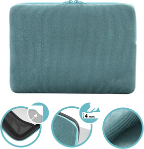 Neoprene trường hợp bìa Tương thích với MacBook Air/Pro 13 "và máy tính xách tay 12" velluto vải to sợi máy tính xách tay tay áo - Product Image 5