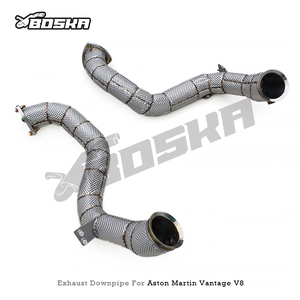 Tuyau d'échappement sur mesure pour Aston Martin Vantage, soudé TIG haute température, poli, pour tuning. - Product Image 2