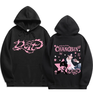 Vente en gros de sweat-shirts en coton KPOP Idol Stray Kids DO IT FELIX HYUNJIN BANGCHAN SKZ STAY - Product Image 3
