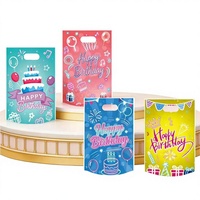 Sac cadeau d'anniversaire pour enfants, sac de fête en PVC de haute qualité pour les enfants de 2 à 4 ans, décoration de fête d'anniversaire ou de baby shower