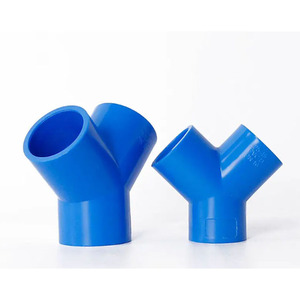Raccords de tuyauterie d'alimentation en eau <span class=keywords><strong>PVC</strong></span> <span class=keywords><strong>Y</strong></span> Tee raccord coudé en <span class=keywords><strong>pvc</strong></span> - Product Image 4