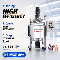 Homogénéisateur Mélangeur Industriel Cosmétique SUS316L/SUS304 Mobile pour Savon Liquide Corporel, Savon Liquide pour les Mains, et Liquide Vaisselle