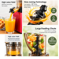 Nieuw ontwerp, populaire commerciële multifunctionele fruitpers, sapcentrifuge voor appels, sinaasappels en peren.