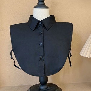 Blue Fake Detachable <strong>Dickey</strong> Blouse Half <strong>Shirts</strong> Collar t <strong>Shirt</strong> - Product Image 4