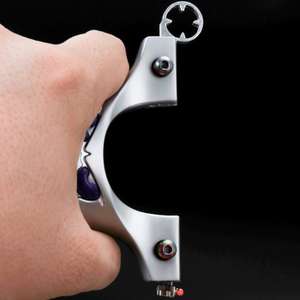 Venta superior 4th Generation New Steel Alloy Slingshot Design Little Monsters Catapult Factory Precio al por mayor para juegos de <span class=keywords><strong>caza</strong></span> - Product Image 4