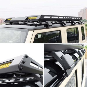 2023-2025 Nouveaux accessoires de modification de toit de voiture à cinq portes Jimny avec <span class=keywords><strong>porte</strong></span>-bagages de toit étendu - Product Image 3