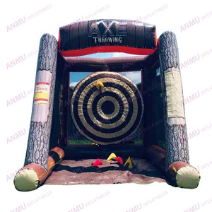 Juego de carnaval al aire libre comercial, hacha voladora inflable, juego interactivo de lanzamiento, juegos de hacha de lanzamiento inflable 3D <span class=keywords><strong>gigante</strong></span> - Product Image 2