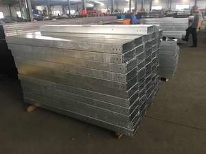 Tray Kabel Tipe Trough Baja HDG Hot-Dip Galvanized 200mm/300mm/400mm untuk Industri Komunikasi, Konstruksi, dan Pemasangan Kabel - Product Image 5