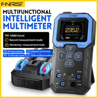 FNIRSI DMT-99 Multimètre numérique intelligent professionnel 10000 points de lecture 1000V 10A True RMS Auto Range AC DC Ohm Hz Capacité TFT