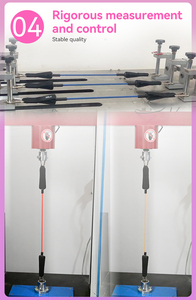 Barre d'exercice fitness <span class=keywords><strong>à</strong></span> deux sections, personnalisable avec marque privée, hautement élastique et renforcée, avec cordes de résistance et <span class=keywords><strong>boucles</strong></span> pour les pieds - Product Image 5