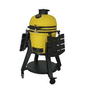 <span class=keywords><strong>Barbecue</strong></span> <span class=keywords><strong>Kamado</strong></span> Auplex OEM 18 pouces en céramique, avec logo personnalisé, pour terrasse extérieure et camping - Product Image 1