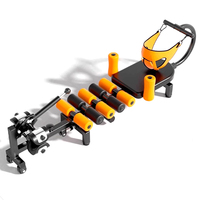 Table de traction cervicale et lombaire réglable manuellement, banc et support à usage domestique avec cadre en acier 120CM