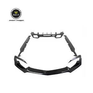 Kit carrosserie en fibre de carbone de style R, lèvre avant, jupes latérales, diffuseur pour <span class=keywords><strong>Mercedes</strong></span> Benz AMG GT <span class=keywords><strong>GTS</strong></span> - Product Image 1