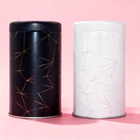Échantillons Gratuits en Gros, Boîte Ronde Personnalisable en Fer Blanc de Qualité Alimentaire avec Couvercle pour Emballage Cadeau Thé Café OEM ODM