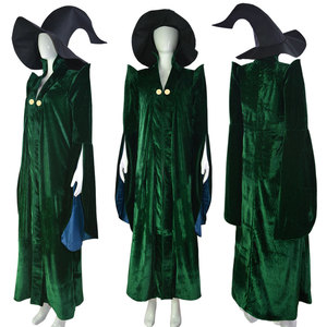 Halloween Party Cosplay Stage Performance <strong>Costume</strong> <strong>Harry</strong> <strong>Potter</strong> Series Minerva McGonagall Role-playing Robe Outfit Women <strong>Adults</strong> - Product Image 3