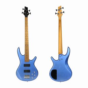 Guitarra Eléctrica Profesional Deviser L-B3-4 S-S de 4 Cuerdas, Mástil de Arce Tostado, Acabado Brillante, Fabricación OEM - Product Image 4