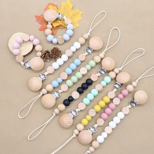 Factory High Quality BPA Free Silicone Chew Beads Holder Anti Drop <b>Baby</b> <b>Pacifier</b> Clip Chain - Product Image 2