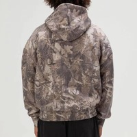Sweat à capuche d'hiver personnalisé camouflage arbre lumineux 100% Coton, motif Branche Forest, coupe oversize et carrée, épais, coupe-vent, pour homme, pour l'extérieur