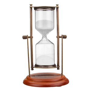Reloj de arena de metal de 30 minutos con péndulo, estilo moderno para decoración del hogar, regalo para recuperación de salud - Product Image 1
