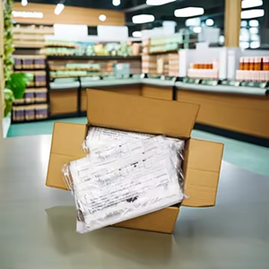 Hot Selling Security Cash Bag mit transparentem Fenster und Seriennummer für die Verwendung von Bank einlagen im Einzelhandel - Product Image 5