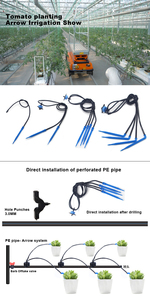 ري بالتنقيط اربع مراس السهم بالتنقيط مع انبوب و PC الة التقطير - Product Image 6