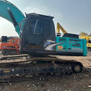 Excavadora Hidráulica de Orugas KOBELCO SK260 de Segunda Mano, Original, con Pocas Horas de Uso, 26 Toneladas, Kobelco SK200 260 Usada en Japón para Trabajo Pesado - Product Image 4