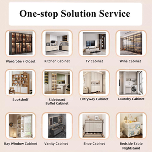 Mobili da <span class=keywords><strong>Cucina</strong></span> Moderni di Lusso con <span class=keywords><strong>Ante</strong></span> in Vetro Importato, Set Completo Ecologico con Soluzioni di Stoccaggio - Product Image 6