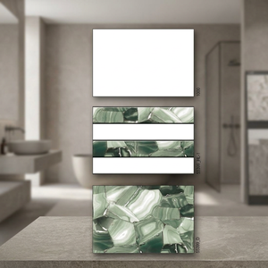 Azulejos de Pared de Cerámica Brillantes de 300x450 mm, Superficie de Inyección de Tinta Digital Colorida de Alto Brillo para Interiores - Product Image 6