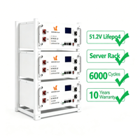 Pack de batteries lithium-ion, un ensemble pouvant être connecté en série avec 15 unités individuelles, capacité électromagnétique 5kWh/10kWh/16kWh